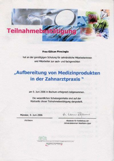 Zertifikat